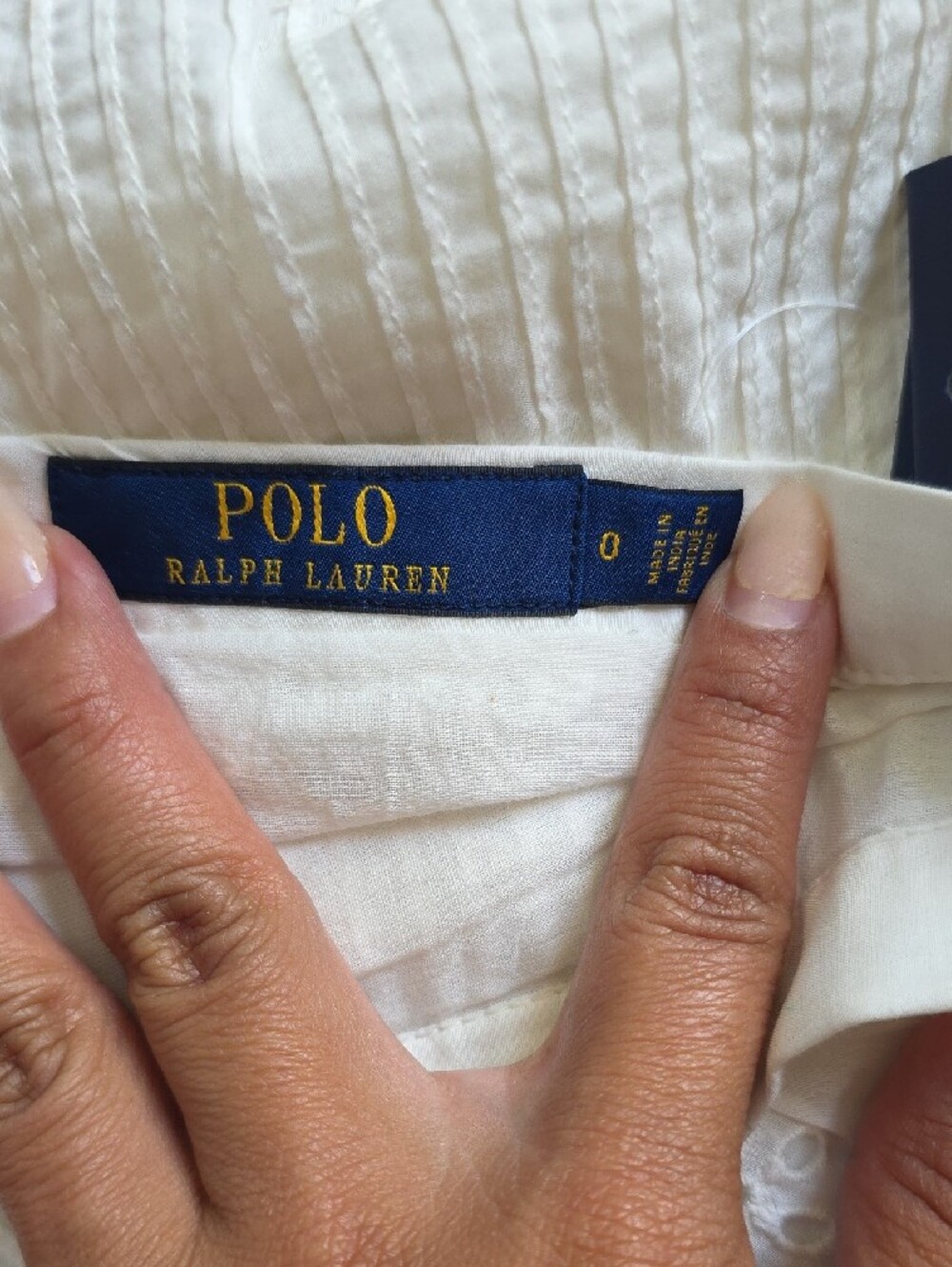 Ralph Lauren White Eyelet Mini Skirt - Picture 3 of 6
